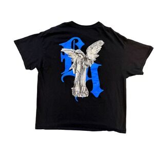PacSun‎ Los Angeles City of Angels T Shirt Men XL Black Gothic Y2K Streetwear